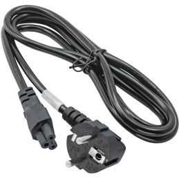 TRX Akyga kabel síťový napájecí/ AK-NB-01A/ 3-pin/ 1.5m