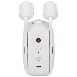 NEDIS chytrý motor (robot) závěsů/ tyčová kolejnice/ napájení z baterie/ napájení z USB/ 4000 mAh/ Bluetooth/ bílý