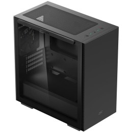 DEEPCOOL skříň Macube 110 / Micro ATX / 120mm fan / 2xUSB 3.0 / prosklená bočnice s magnetickým uchycením / černá