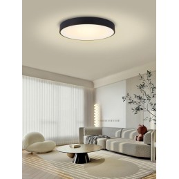IMMAX NEO RONDATE SLIM SMART stropní svítidlo 80 x 7cm 65W černé Zigbee 3.0, TUYA