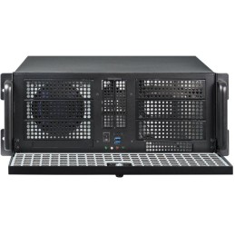 CHIEFTEC rack 19" 4U UNC-411E-B / 400W zdroj / USB 3.0 / černý