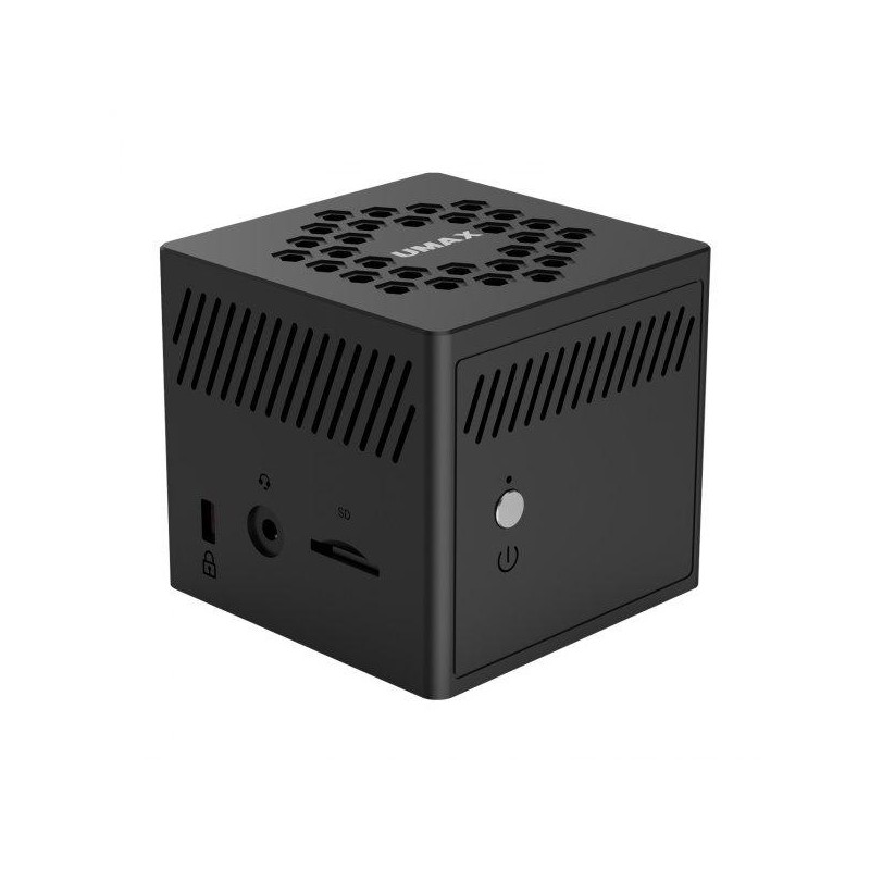 UMAX Mini PC U-Box J42 Nano/ J4125/ 8GB/ M.2 SATA 2242 SSD slot/ HDMI/ 2x USB 3.0/ SD/ BT/ Wi-Fi/ LAN/ bez OS
