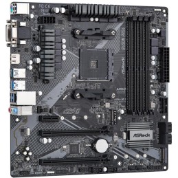 ASRock B450M PRO4 R2.0 / AMD B450 / AM4 / 4x DDR4 DIMM / HDMI / DVI-D / VGA / M.2 / USB-C / mATX