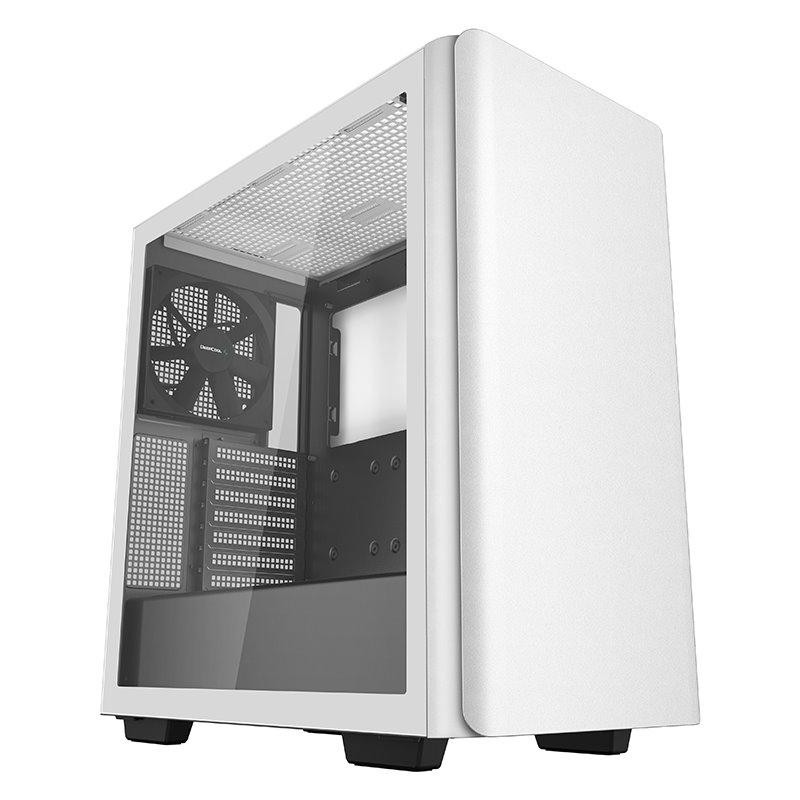 DEEPCOOL skříň CK500 ATX / 2x140 mm fan / 2xUSB 3.0 / USB-C bílá