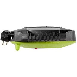 NEDIS kabelový buben/ 3x 1,5 mm2/ 3x zásuvka/ tepelná elektrická pojistka/ Typ F/ USB/ zeleno-černá/ 10 m