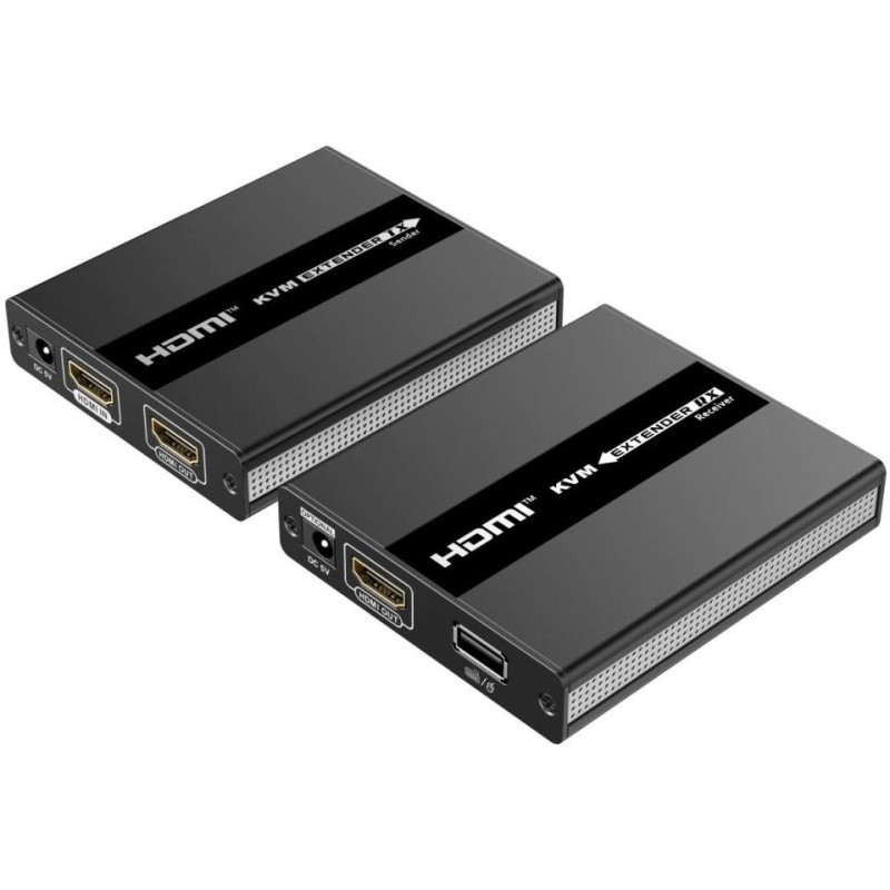 PremiumCord HDMI KVM extender s USB na 60m přes jeden kabel Cat5/6, bez zpoždění