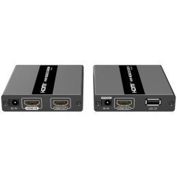 PremiumCord HDMI KVM extender s USB na 60m přes jeden kabel Cat5/6, bez zpoždění