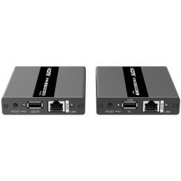 PremiumCord HDMI KVM extender s USB na 60m přes jeden kabel Cat5/6, bez zpoždění