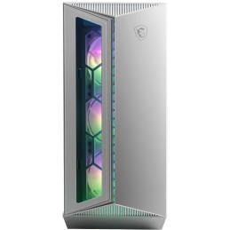 MSI skříň MPG GUNGNIR 110R WHITE/ bez zdroje/ levé temperované sklo/ 4x 120 mm ARGB fan/ 1x USB-C/ 2x USB 3.0/ bílá