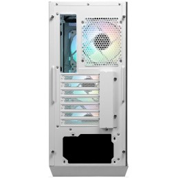 MSI skříň MPG GUNGNIR 110R WHITE/ bez zdroje/ levé temperované sklo/ 4x 120 mm ARGB fan/ 1x USB-C/ 2x USB 3.0/ bílá