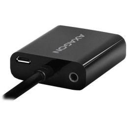 AXAGON adaptér z HDMI na VGA / RVH-VGAN / FullHD / audio jack / micro USB / 0,2m