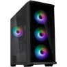 Obudowa Zalman Z10 Duo / ATX / 4x120 mm wentylator ARGB / 2xUSB 3.0 / USB-C / szkło hartowane
