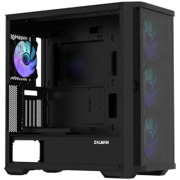Zalman skříň Z10 Duo / ATX / 4x120 mm ARGB fan / 2xUSB 3.0 / USB-C / tvrzené sklo
