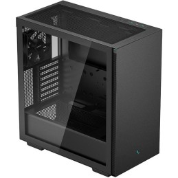DEEPCOOL skříň CH510 / E-ATX / 120 mm fan / 2xUSB 3.0 / tvrzené sklo / černá