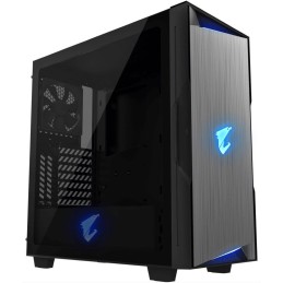 GIGABYTE AORUS C300 GLASS / ATX / průhledná bočnice / 2x USB 3.0 / USB-C / HDMI / RGB / černá