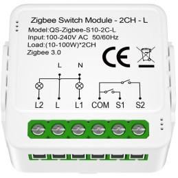 IMMAX NEO SMART kontroler (L) V8 2-tlačítkový Zigbee 3.0, TUYA