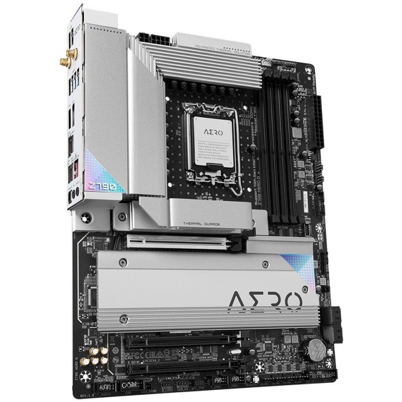 GIGABYTE Z790 AERO G / Intel Z790 / LGA1700 / 4x DDR5 / 5x M.2 / HDMI / DP / 2x USB-C / WiFi / ATX