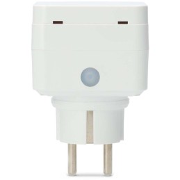 NEDIS Wi-Fi chytrá zásuvka/ venkovní/ 16A/ francouzský typ E/ IP44/ měřič výkonu/ Android/ iOS/ Nedis® SmartLife/ bílá