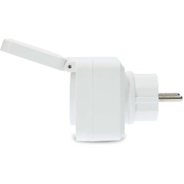 NEDIS Wi-Fi chytrá zásuvka/ venkovní/ 16A/ francouzský typ E/ IP44/ měřič výkonu/ Android/ iOS/ Nedis® SmartLife/ bílá