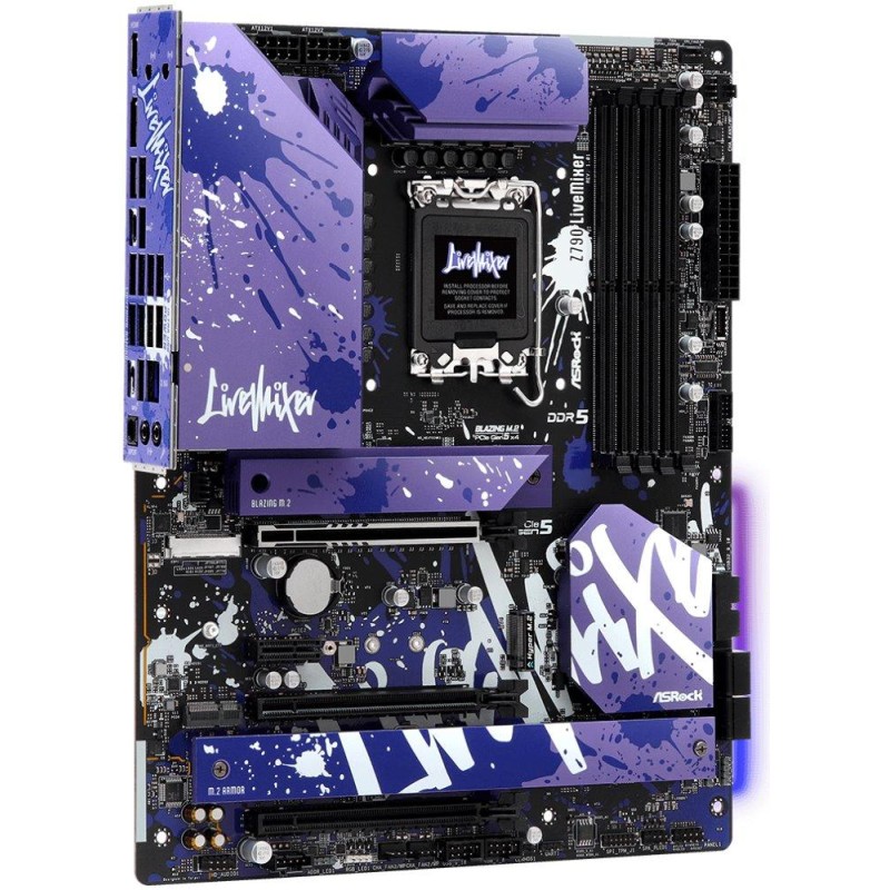 ASRock Z790 LIVEMIXER / LGA1700 / 4x DDR5 / 5x M.2 / HDMI / DP / 2x USB-C/ ATX
