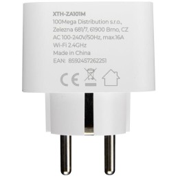 Xtend Home chytrá interní zásuvka, měření příkonu, správné spínání fáze, Tuya