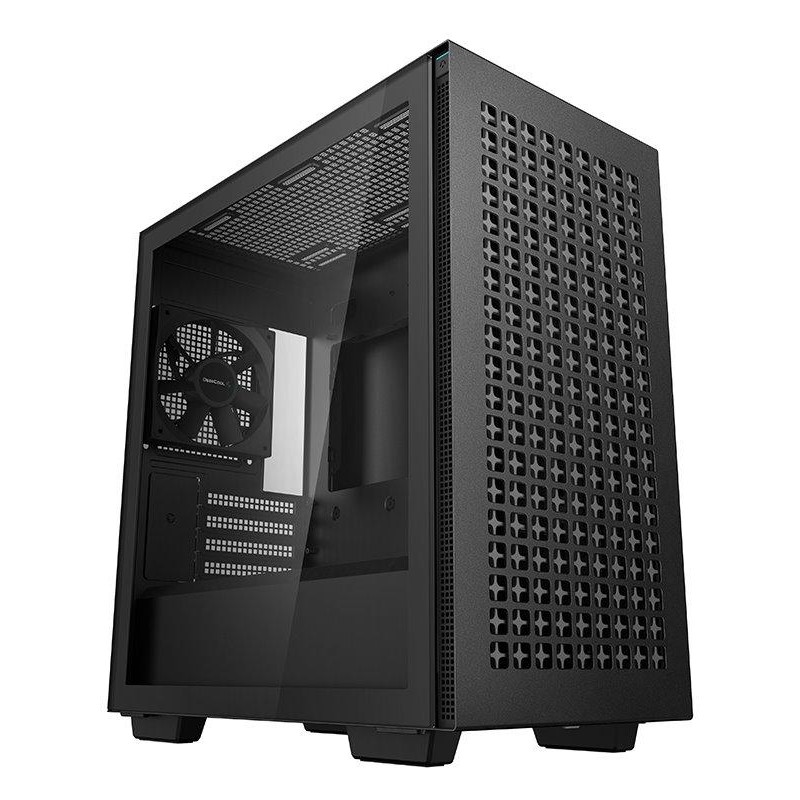 DEEPCOOL skříň CH370 / MiniT/ 120mm fan / 2xUSB 3.0 / černá