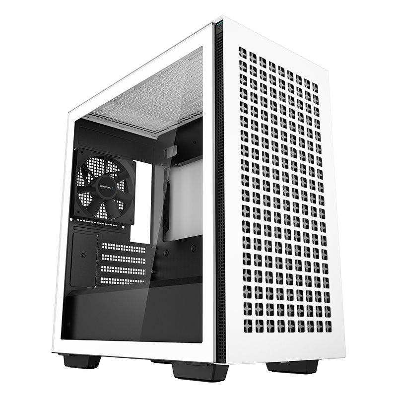 DEEPCOOL skříň CH370 / MiniT / 120mm fan / 2xUSB 3.0 / bílá