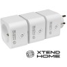 Xtend Home set 3x chytrá interní zásuvka, měření příkonu, správné spínání fáze, Tuya
