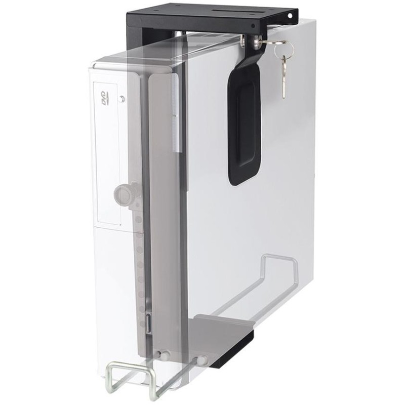 Neomounts  CPU-D075BLACK/LK / CPU Holder (height PC: 20-36 cm / width PC: 5-10 cm, lock) / Black