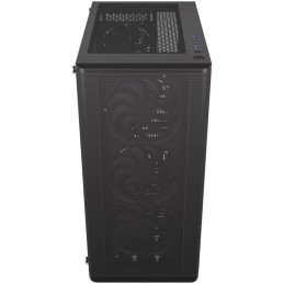 Endorfy skříň Ventum 200 Air/ 4x120mm PWM fan / 2xUSB / tvrzené sklo / černá