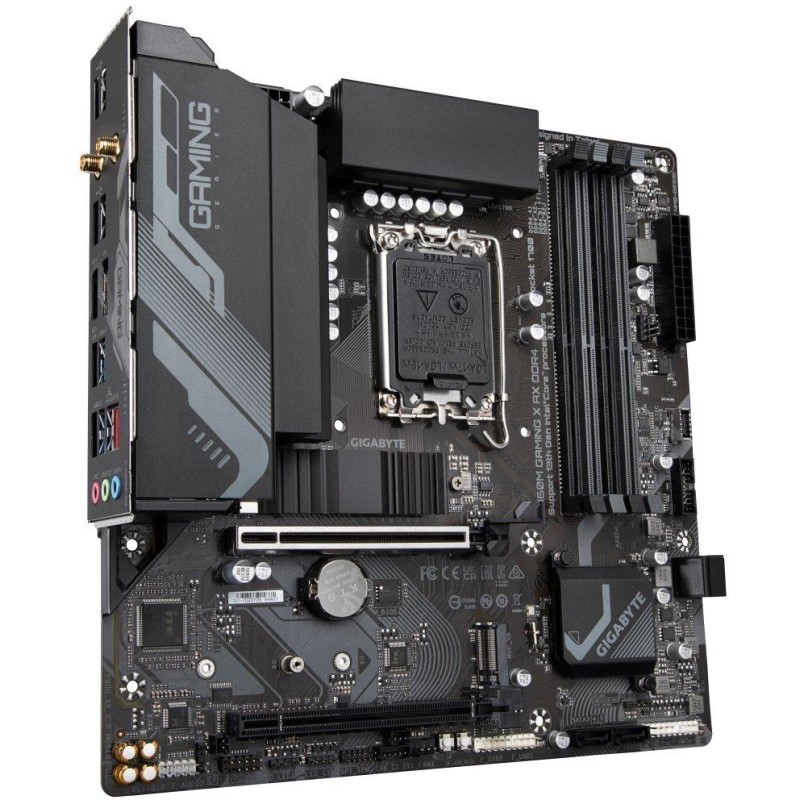 GIGABYTE B760M GAMING X AX DDR4 / Intel B760 / LGA1700 / 4x DDR4  / 2x M.2 / DP / HDMI / WiFi / mATX