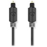 NEDIS optical audio cable/ TosLink plug - TosLink plug / anthracite/ box/ 3m