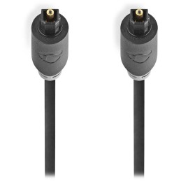 NEDIS optický audiokabel/ TosLink zástrčka - TosLink zástrčka / antracit/ box/ 3m