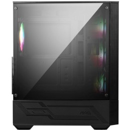 MSI skříň MAG FORGE 112R/ bez zdroje/ levé temperované sklo/ 4x 120 mm A-RGB fan/ 2x USB3.0/ černá