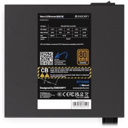 Endorfy zdroj Vero L5 Bronze 600W / ATX / 120mm / 80 Plus Bronze