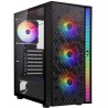 Obudowa BitFenix Light / ATX / 4x120mm wentylator RGB / 2xUSB 3.0 / USB 2.0 / szkło hartowane / czarna