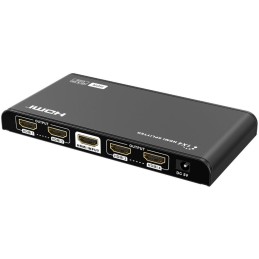 PremiumCord HDMI 2.0 splitter 1-4 porty, 4K x 2K/60Hz, FULL HD, 3D, černý
