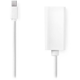 NEDIS kabel mini DisplayPort – HDMI/ mini DisplayPort zástrčka - HDMI zásuvka/ bílý/ blistr/ 20cm