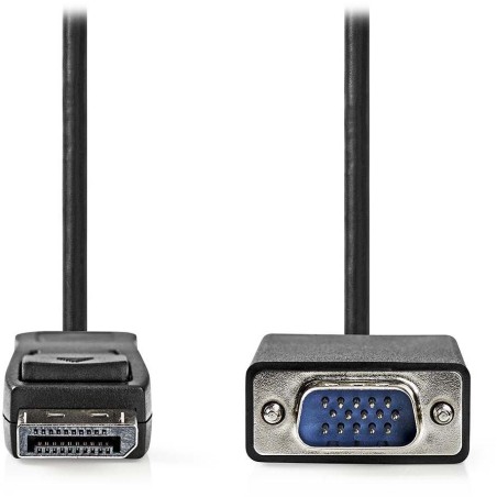 NEDIS kabel DisplayPort - VGA/ zástrčka DisplayPort - zástrčka VGA/ černý/ bulk/ 2m