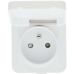 NEDIS chytrá zásuvka/ venkovní/ 16A/ Zigbee 3.0/ francouzský typ E/ IP44/ měřič výkonu/ Android/ iOS/ Nedis® SmartLife