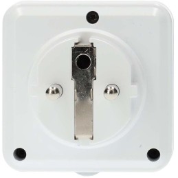 NEDIS chytrá zásuvka/ venkovní/ 16A/ Zigbee 3.0/ francouzský typ E/ IP44/ měřič výkonu/ Android/ iOS/ Nedis® SmartLife