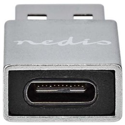 NEDIS PROFIGOLD USB-A/USB 3.2 Gen 1 adaptér/ USB-A zástrčka - USB-C zásuvka/ hliník/ stříbrný/ BOX