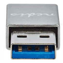 NEDIS PROFIGOLD USB-A/USB 3.2 Gen 1 adaptér/ USB-A zástrčka - USB-C zásuvka/ hliník/ stříbrný/ BOX