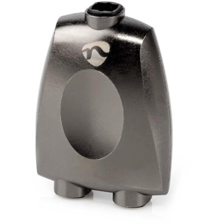 NEDIS PROFIGOLD Toslink adaptér/ Toslink zásuvka - 2x Toslink zásuvka/ rozbočovač/ hliník/ šedý/ BOX