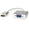 NEDIS PROFIGOLD HDMI/VGA-Adapter/ HDMI-Stecker - VGA-Buchse/ Aluminium/ Silber/ BOX/ 20cm