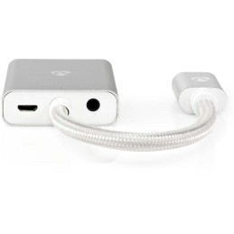 NEDIS PROFIGOLD adaptér HDMI/VGA/ konektor HDMI - VGA zásuvka/ hliník/ stříbrný/ BOX/ 20cm