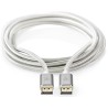NEDIS PROFIGOLD Displayport cable/ DisplayPort male - DisplayPort male/ cotton/ silver/ BOX/ 2m