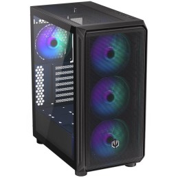 Endorfy skříň Arx 500 ARGB / ATX / 4 x 140 ARGB fan (až 7 fans) / 2xUSB-A / USB-C / tvrzené sklo  / mesh panel /  černá