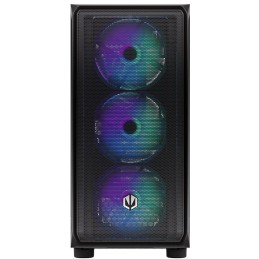 Endorfy skříň Arx 500 ARGB / ATX / 4 x 140 ARGB fan (až 7 fans) / 2xUSB-A / USB-C / tvrzené sklo  / mesh panel /  černá