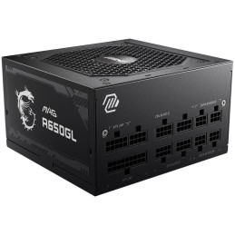 MSI zdroj MAG A650GL/ 650W/ ATX/ akt. PFC/ 7 let celk. záruka/ 120mm fan/ modulární kabeláž/ 80PLUS Gold